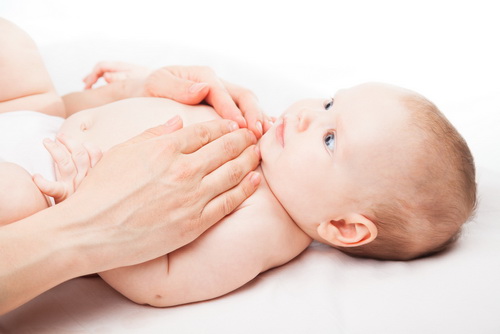 Baby in der Bindugsförderung